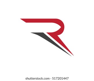 R Letter Logo template