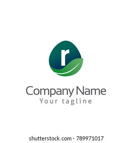 R LETTER LOGO TEMPLATE