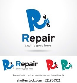 R Letter Logo Template Design Vector