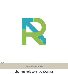 R letter logo template Illustration Design. Vector EPS 10.