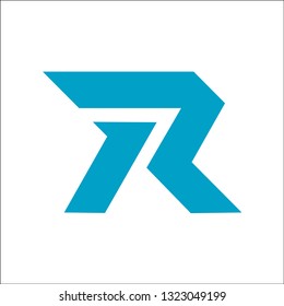 R Letter Logo Template vector icon illustration design - Vector