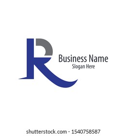 R letter logo template vector icon illustration design