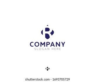 Plantilla de logotipo de letra R, vector de carta