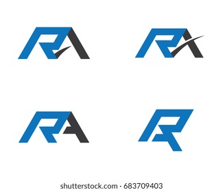 R Letter Logo Template vector illustration design