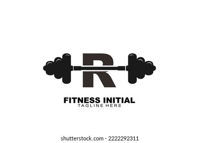 R Plantilla de logotipo para su marca.