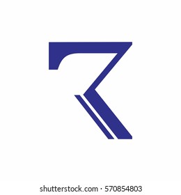 R letter logo vector
