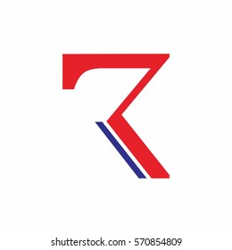 R letter logo vector