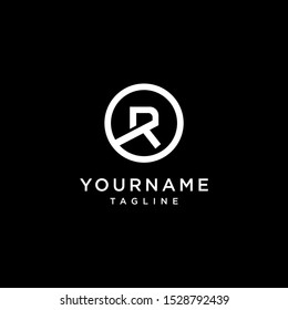 R letter logo vector abstract