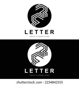 R Letter Logo, Vector Alphabet Symbol, Design For Brand Logos With Initial Letter