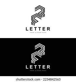 R Letter Logo, Vector Alphabet Symbol, Design For Brand Logos With Initial Letter