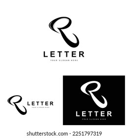R Letter Logo, Vector Alphabet Symbol, Design For Brand Logos With Initial Letter