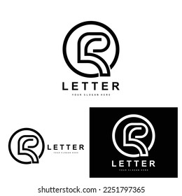 R Letter Logo, Vector Alphabet Symbol, Design For Brand Logos With Initial Letter