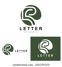 R Letter Logo, Vector Alphabet Symbol, Design For Brand Logos With Initial Letter