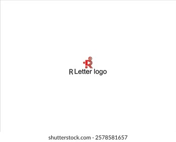 R Letter logo vector desigen logo 