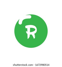 R letter logo vector design