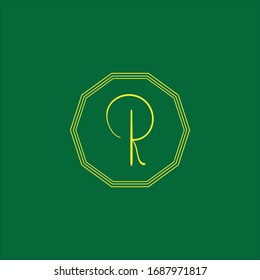 R letter logo vector design
