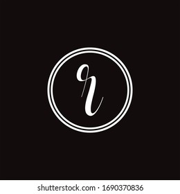 R letter logo vector design