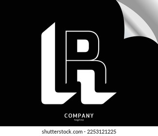 Plantilla de diseño de vectores de logotipo de letra R