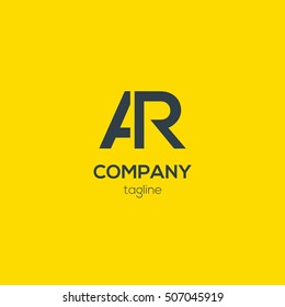 A & R Letter logo Vector design
