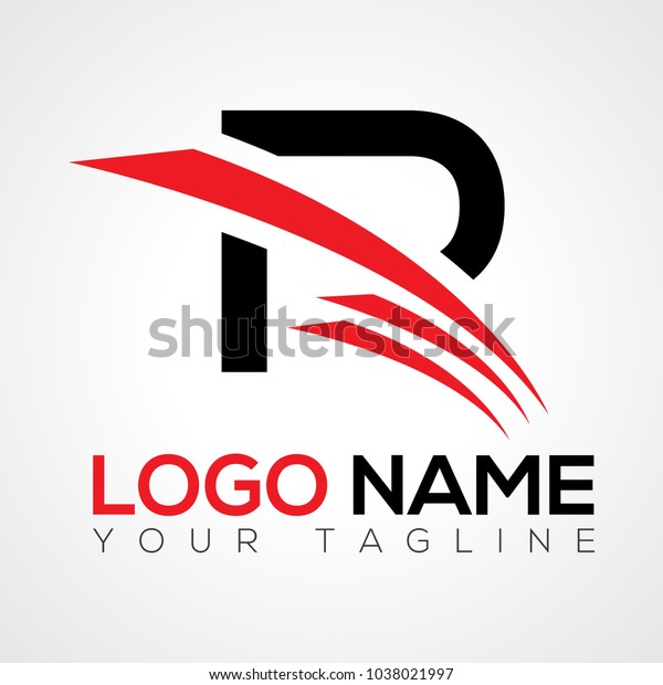 R Letter Logo Vector Eps Template Stock Vector (Royalty Free ...