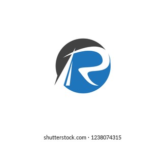 R Letter Logo Vector Icon