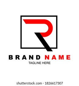 R Letter Logo. Vector Icon