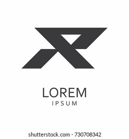 R Letter Logo. Vector Icon