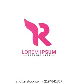 R Letter logo vector illustration design b