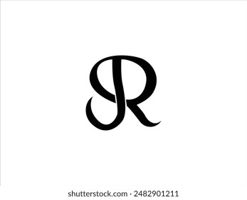 Vector e ilustración del logotipo de la letra R,