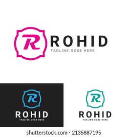 R Letter Logo Vector Template
