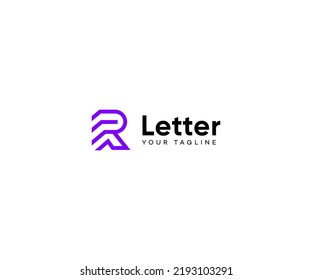 R Letter Logo Vector Template Abstract Monogram Symbol