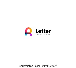 R Letter Logo Vector Template Abstract Monogram Symbol