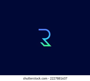 R Letter Logo Vector Template Abstract Monogram Symbol. Usable for Business sport, technology, fashion, digital And future creative logo