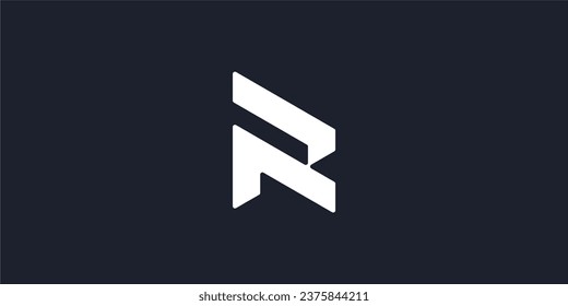 R Letra Modelo vectorial Modelo Resumen Símbolo de monograma . R Carta utilizable para el mejor moderno, empresarial, empresarial, corporativo, premium, deportivo, tecnológico y futuro logotipo creativo
