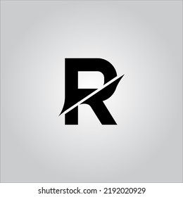 R Letter Logo R Letter Logo Stock Vector (Royalty Free) 2192020929 ...