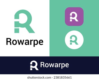 
R letter logo for your company and business identity
