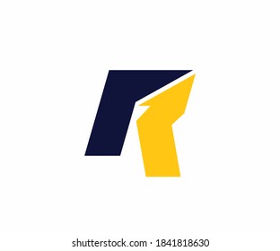 R letter Logo.Here this design are made customly and changeable format.Design are unique and cool.