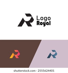 R letter minimal vector Logo 