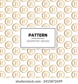 R letter Pattern with circle outline golden color luxury style | Textile pattern design fashion, Textile pattern design, Fashion, Packaging, Branding