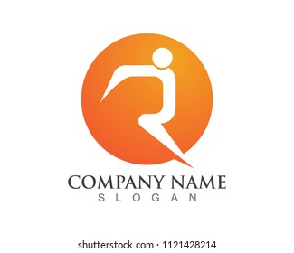 r letter people logo