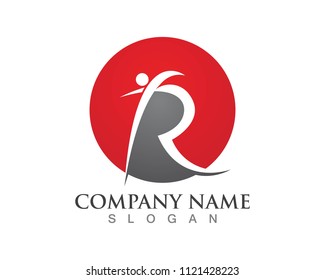 r letter people logo