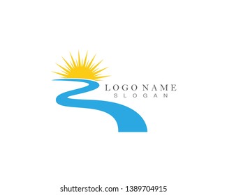 R Letter River Logo Template Stock Vector (Royalty Free) 1389704915 ...