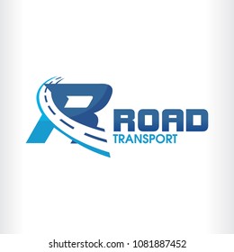 R Letter Road Logo Stock Vector (Royalty Free) 1081887452 | Shutterstock