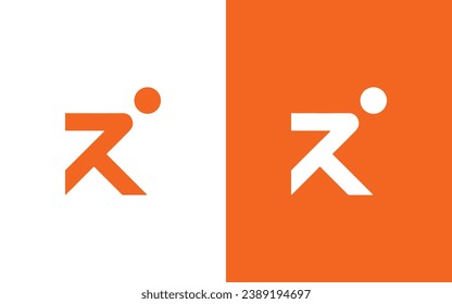 Icono de diseño de logotipo de la forma de la letra R