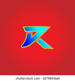 R letter for simple logo design. modern vector design