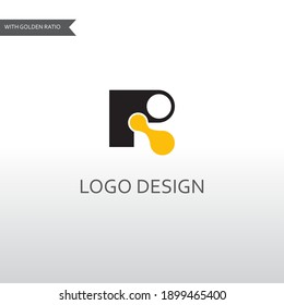 r letter for simple logo design. a modern vector design