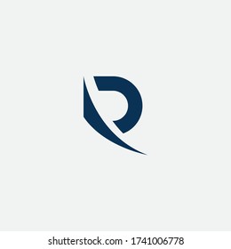 R Letter vector illustration icon Logo Template design