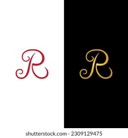 R letter vector illustration for an icon,symbol or logo. letter R initial logo