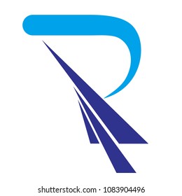 r letter vector logo