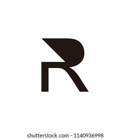 r letter vector logo